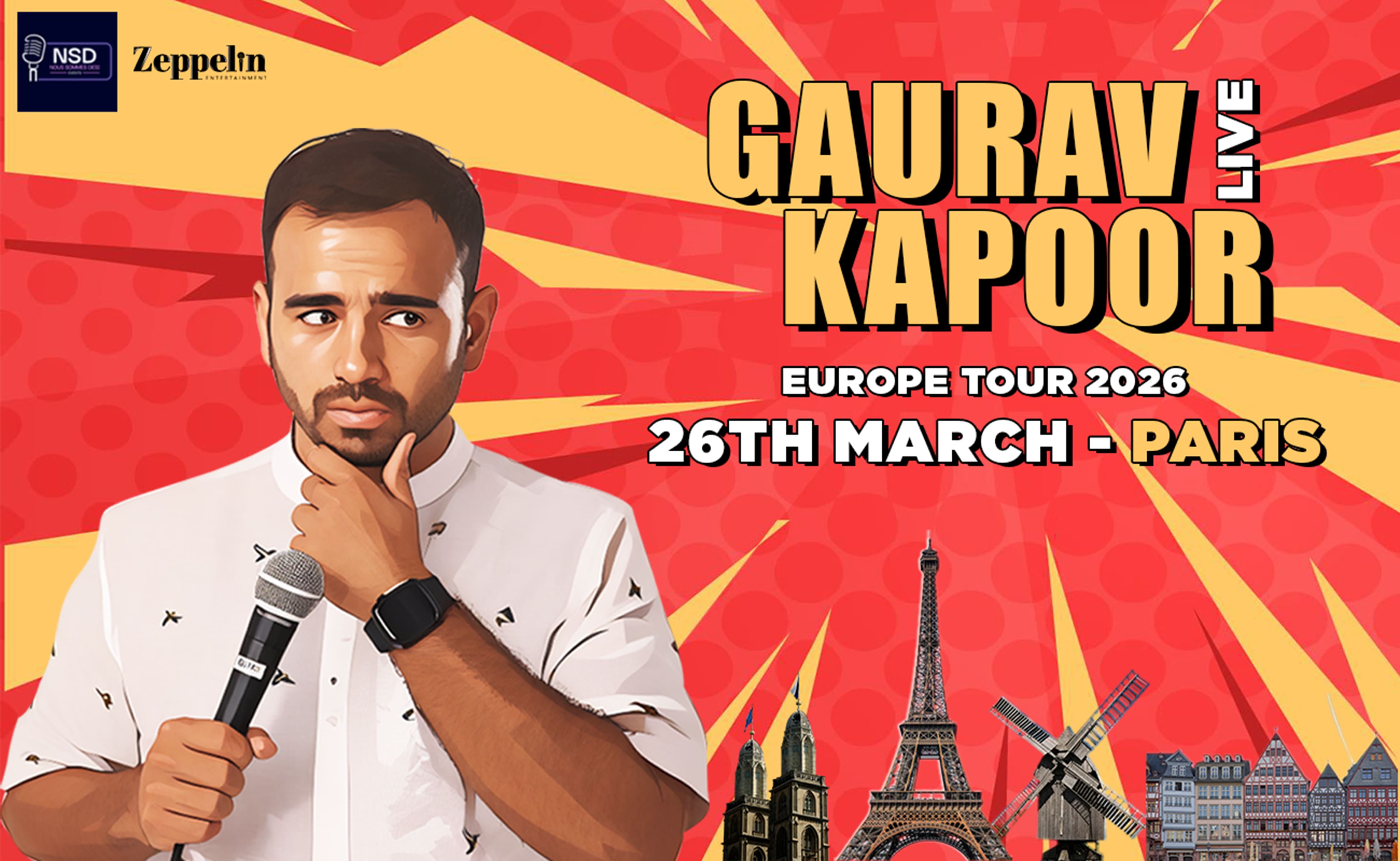 Gaurav Kapoor Live in Paris