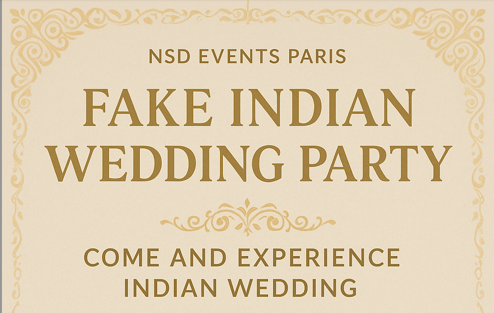 Fake Wedding Party